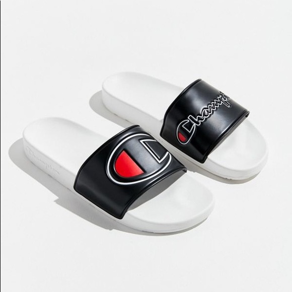 champion monogram slides